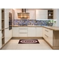 thumbnail image 6 of Ahgly Company Machine Washable Indoor Rectangle Transitional Chocolate Brown Area Rugs, 4' x 6', 6 of 7