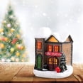 thumbnail image 2 of Pueblo De Nieve Led De Navidad Casa De Navidad Brillante Decoración De Cabaña De Cabaña De Resina Luminosa Para Decoración De Vacaciones Scienceny HA042480-04, 2 of 6