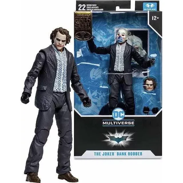 Dc Multiverse - The Joker Bank Robber (the Dark Knight) Gold McFarlane Toys McFarlane