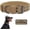 Brown, variant on Minzimin Dog Collar Adjustable Dog Collars Soft Nylon Training Collar with Patch Heavy Duty Metal Buckle Collars for Medium Large Dogs