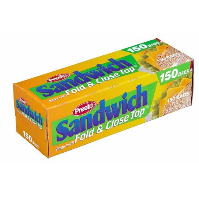 Presto Products 426609137 C0171S00 Sandwich Bags, 150 Count