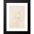 thumbnail image 2 of Sir John Everett Millais 11x14 Black Modern Framed Museum Art Print Titled - Tennyson's the Miller's Daughter - Study for Husband and Wife in Arise and Let Us Wander Forth (1855-56), 2 of 5