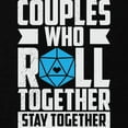 thumbnail image 3 of CafePress - Couples Who Roll Together, Stay Togethe Sweatshirt - Zip Hoodie, Classic Hooded Sweatshirt with Metal Zipper, 3 of 4