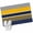 Blue, variant on Navy Yellow Grey Stripes Entryway Rug 2'x3' Non Slip Front Door Mats, Abstract Lines Geometric Modern Entrance Rugs Indoor Outdoor Carpet, Washable Floor Mats Small Area Rug for Bedroom Kitchen