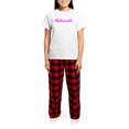 thumbnail image 4 of CafePress - CBDP Bridesmaid's Pajamas - Women's Short Sleeve Print T-Shirt and Pants Light Cotton Pajama Set, 4 of 7