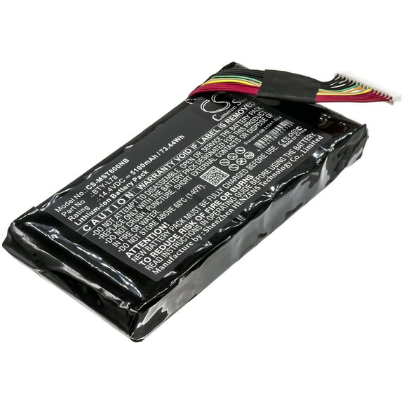 Szdcoo BTY-L78, 5100mAh Battery Replacement for MSI
