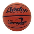 thumbnail image 1 of Baden B251-01-F Contender Official Wide Channel Basketball Size 27.5 In. Natural Orange Color, 1 of 2
