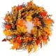 thumbnail image 1 of Corona de Otoño Hojas de Arce y Bayas JanHm Decoración de Halloween y Acción de Gracias, 1 of 5