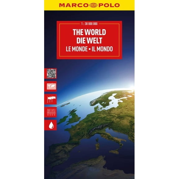 Marco Polo Maps The World Marco Polo Map, (Paperback)
