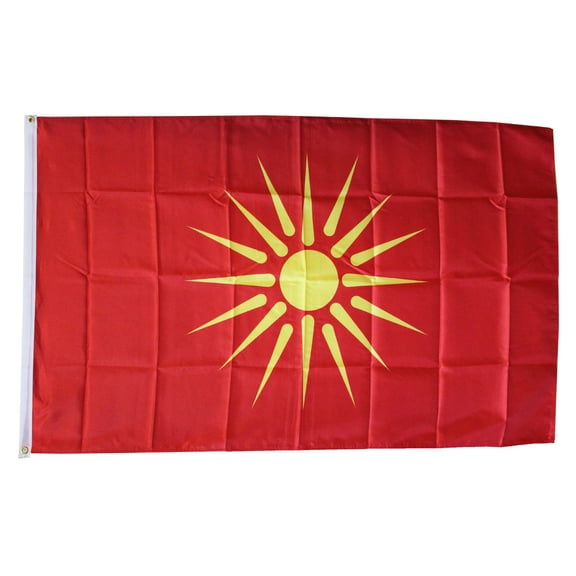 Macedonia, Republic of - 3'X5' Polyester Flag (old)