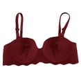 thumbnail image 4 of Timegard Seamless Bras for Women Adjustable Strap Full Support Comfort Breathable Push up Daily Bras, 4 of 6