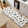 thumbnail image 5 of Cute Animal Dogs Kitchen Rug Mat,Kitchen Runner Rugs Non Skid Washable,Decorative Kitchen Floor Mats for Kitchen,Sink,Laundry,17"x47.2", 5 of 7