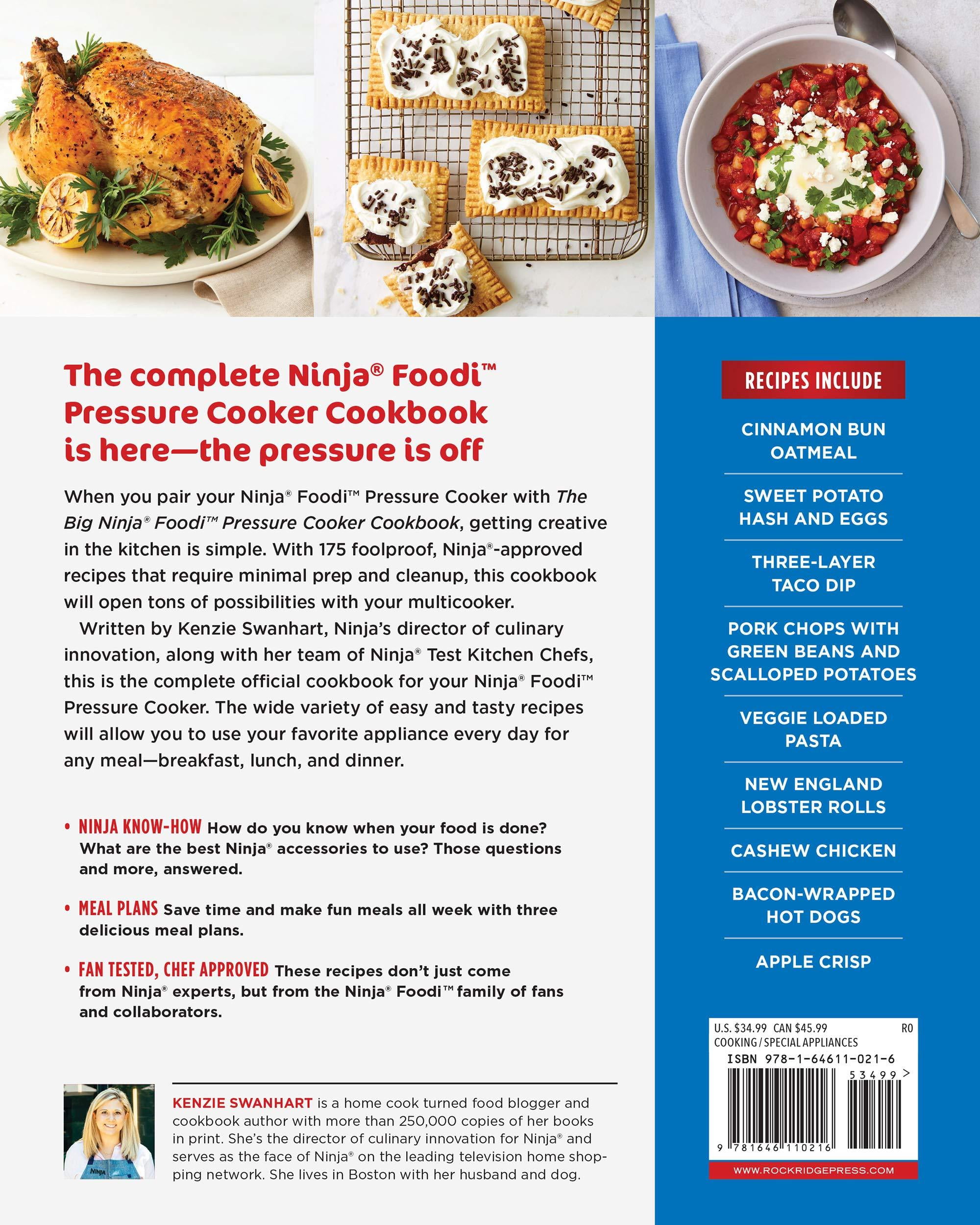 The Official Ninja Foodi: The Pressure Cooker that Crisps: Complete Cookbook  for Beginners, Book by Kenzie Swanhart, Official Publisher Page