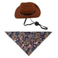 thumbnail image 2 of Pet Cowboy Hat Universal Funny Western Bandana para cumpleaños S Yuyangstore Sombrero de vaquero, 2 of 8