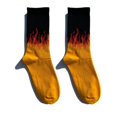 thumbnail image 6 of 6 pairs of socks for men and women, trendy mid-calf socks, European and American hip-hop street skateboard flame sports versatile couple's high-top long socks, 6 of 9