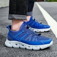 thumbnail image 6 of Mens Breathable Mesh Slip-On Fashion Sneakers with Elastic Band Lightweight Soft Sole Trail Running Shoes Walking Sports Shoes, 6 of 7