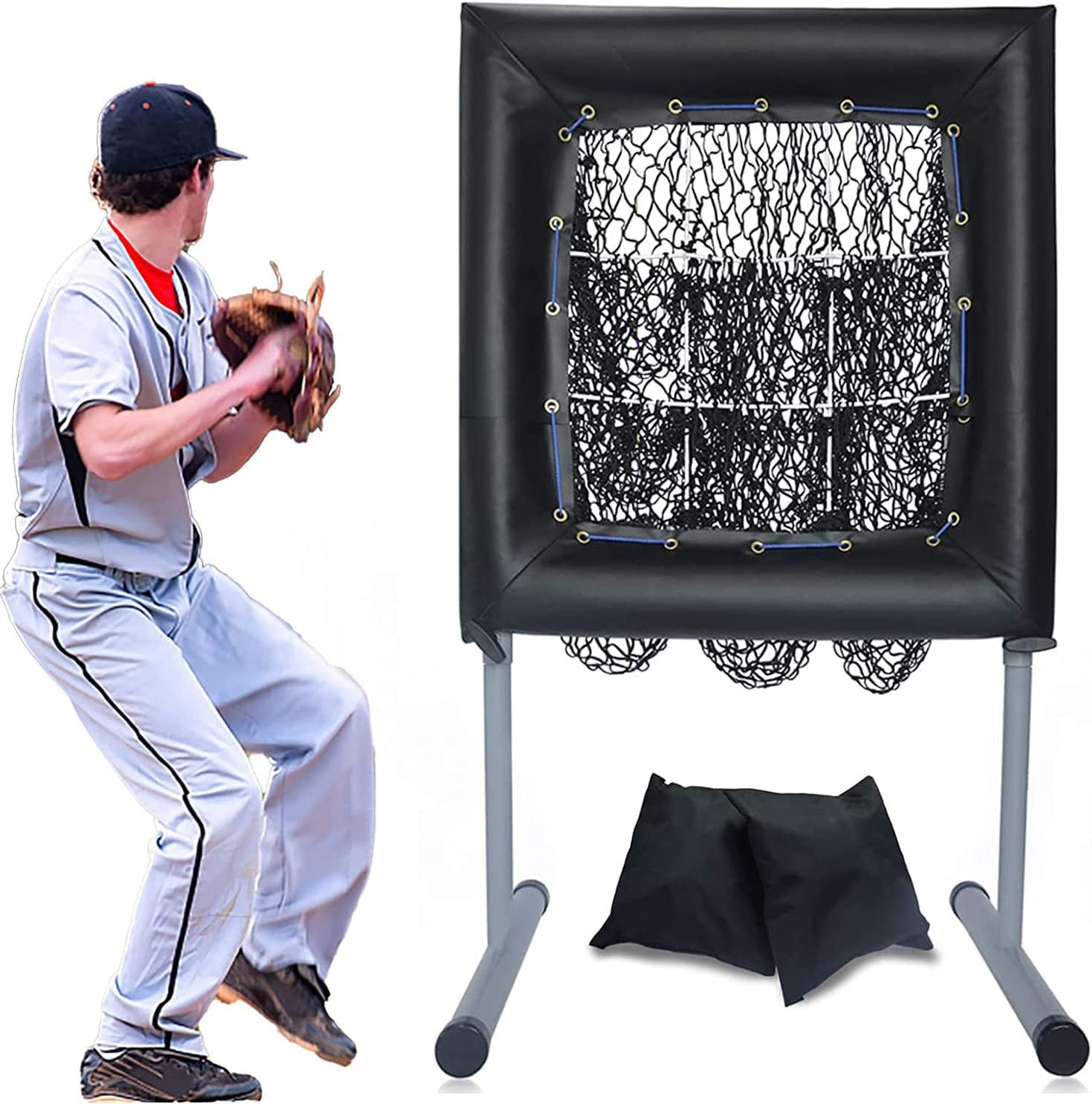 Kapler Pitching Net for Baseball Softball, 9 Pitcher's Pocket Training