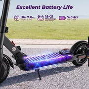 iScooter Electric Scooter for Adults, 21 Miles Max Range with 21 MPH Top, 500W Foldable Commuting Electric Scooter, 3-Speed & Cruise Control Escooter Teens