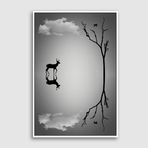 IDEA4WALL Framed Canvas Wall Art for Living Room, Bedroom Sky Canvas Prints for Modern Home Decoration Ready to Hang