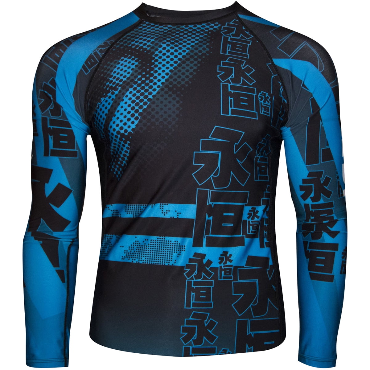Dokebi Eternal Long Sleeve BJJ Rashguard Blue