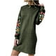 thumbnail image 1 of Vestido tipo jersey para mujer de invierno, manga larga, túnica, 1 of 5