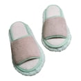 thumbnail image 5 of Tongina Cleaning Mop Slippers Mopping Slippers,Household Quiet Portable Soft Cleaner Cleaning Shoes for Bedroom House Dusting Kitchen Khaki Green, 5 of 8