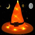 thumbnail image 3 of Halloween Decorations Witch Hat Lights,2pcs Hanging Halloween Lighted ,Halloween Decor Lights Levamdar CPB-SSW633-3, 3 of 5