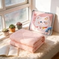 thumbnail image 1 of CaiYueKe 2 in 1 Pillow and Blanket Convertible Plush Cozy Cushion for Adults Travel Home Office Car Sofa Bed Pet Lovers Gift Soft Flannel Throw Warm Comforter, 1 of 7
