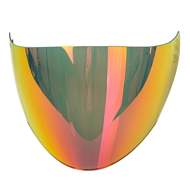 Visera para casco de motocicleta PC, visera protectora para casco de motocross para KYT GP rojo