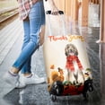 thumbnail image 3 of Happy Thanksgiving Afghan Hound with Turkey Pumpkins Autumn Vibes Travel Luggage Cover Dog Lover Suitcase Dust Protective Decor - 12018, 3 of 5