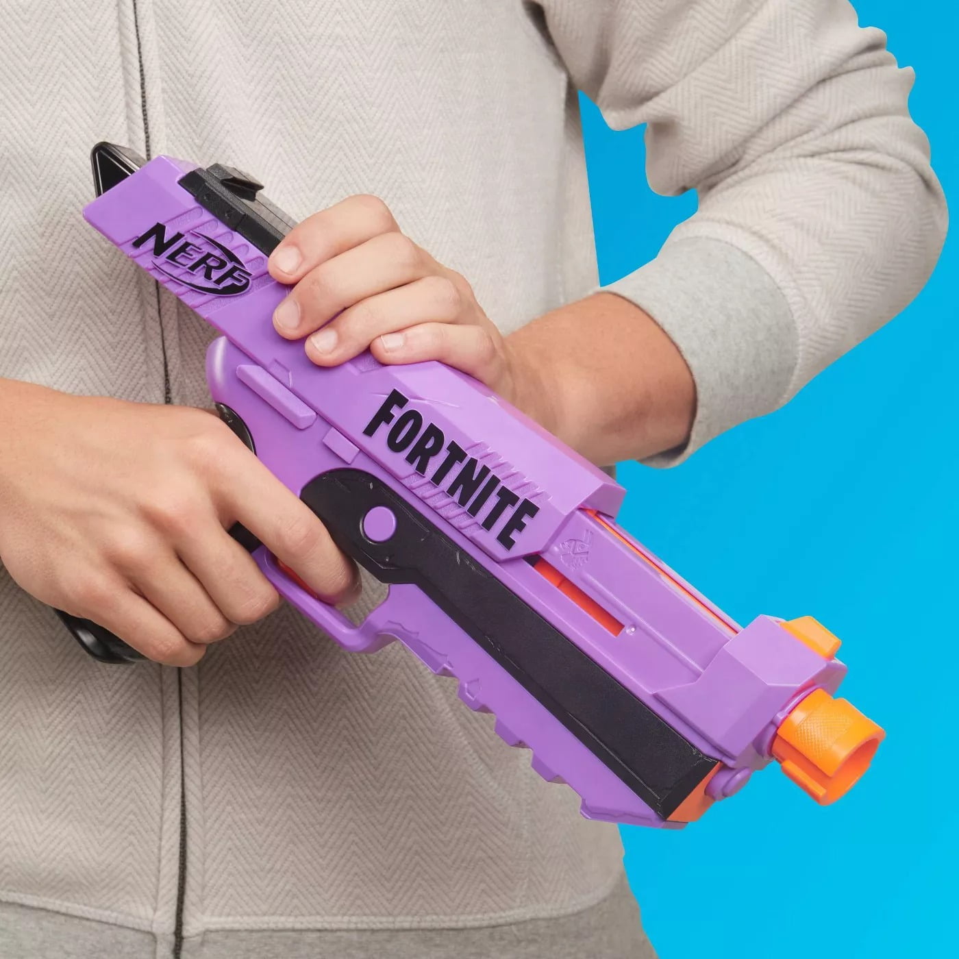 Fortnite-themed DP-E Blaster Nerf gun (Pack of 2)