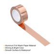 thumbnail image 3 of Uxcell 15mmx5m Metallic Foil Masking Washi Tape Art Craft Decoration, Pink Gold 2 Roll, 3 of 5