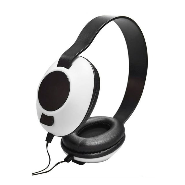 Escape - Wired Stereo Headphones with Built-in Microphone, White