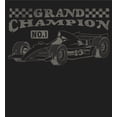 thumbnail image 5 of Formula One Grand Champion F1 Car Adult Black Crew Neck Long Sleeve Tee-Medium, 5 of 6