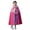 Hot Pink, variant on FRSASU Kids Clothing Kids Baby Girls Solid Outwear Warm Hooded Coat Princess Cloak Cape Purple M(M)
