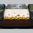 thumbnail image 6 of Uourmeti Sunflower Butterfly Print Car Seat Covers Lightweight Automobile Seat Cover Sets Anti-Slip 3 Pack Car Seat Covers Full Set Fit for Cars Trucks, 6 of 10