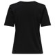 thumbnail image 3 of ONLY Camisetas de mujer, pack de 2 - ONLHAPPY O-NECK TEE, cuello redondo, algodón, liso Negro M (Medium), 3 of 3