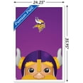 thumbnail image 3 of NFL Minnesota Vikings - S. Preston Mascot Victor 20 Wall Poster, 22.375" x 34", Framed, 3 of 3