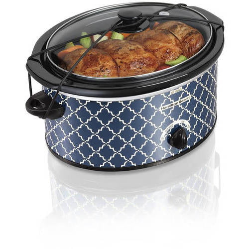 HOTLOGIC 1.5-Quart Blue Rectangle Slow Cooker in the Slow Cookers  department at