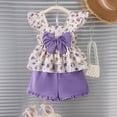 thumbnail image 2 of Soepste Girls Summer Clothes Girls 4T Outfits Toddler Girl Clothes Top Shorts And Cute Toddler Girls Summer Outfits Clothing Set, 2 of 7