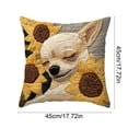 thumbnail image 3 of Cute Quadruped Patterns Cushion Cover Soft Throw Pillowcase Removable And Washable Pillowcase For Sofa And Chair Ideal Choice For Summer Sofa And Bedroom Decor, 3 of 6