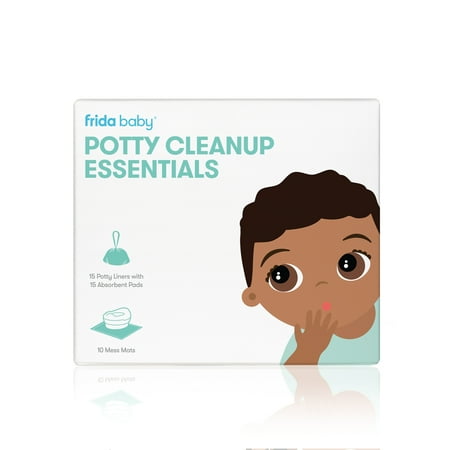 Frida Baby Potty Essentials | Leak-Proof Potty Liners and Disposable Floor Pads for Potty Training