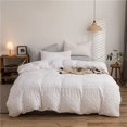 thumbnail image 3 of Juegos de edredones de cama con estampado de algodón para niños, ropa de cama barata, funda nórdica estética, ropa de cama de lujo con cuadros acanalados y geométricos, ropa de cama nueva, 3 of 5