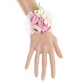 thumbnail image 1 of de ramillete de muñeca Flores de mano Joyería de baile de boda 9x7x3.5cm Color de loto Colcomx Corsage de la flor, 1 of 8