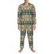 thumbnail image 3 of Balery Traditional Tribal Aztec1 Pijama para Hombre de Dos Piezas con Manga Larga, Conjunto de Dormir y Descanso Suave con Bolsillos-Large, 3 of 7
