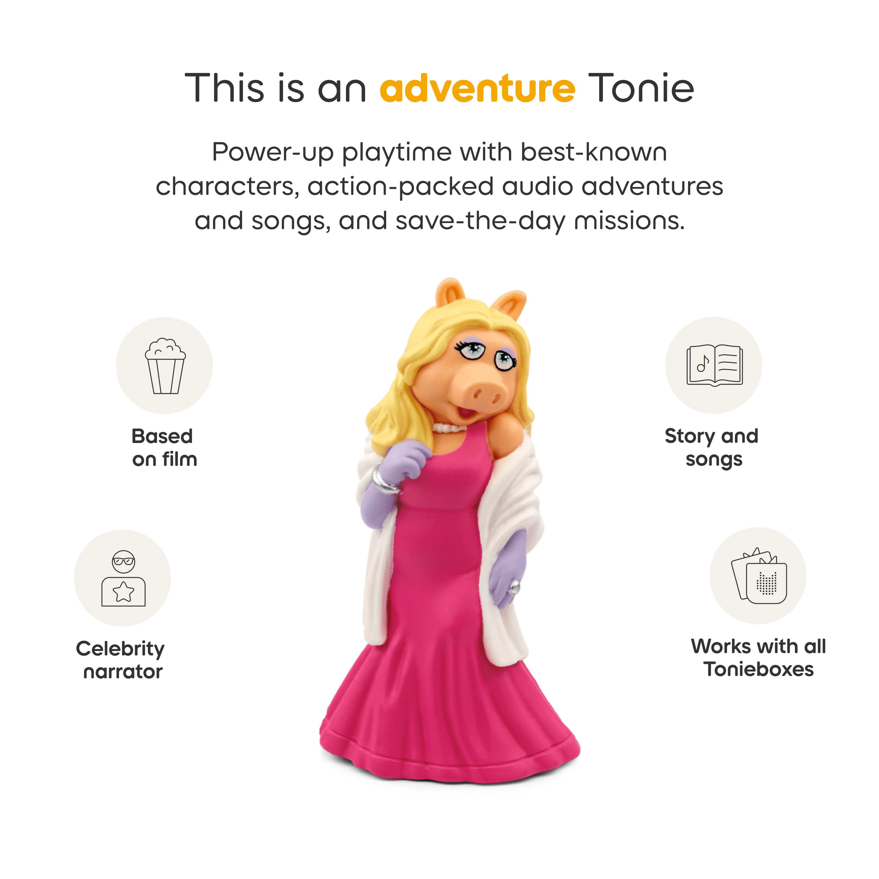 Tonies Figurine Audio - Miss Piggy (ANGLAIS)