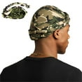 thumbnail image 2 of Muslim Durag Turban Camouflage Head Wrap Men Head Scarf Hijab Hat Cap Cover US, 2 of 7