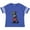 Football Blue and White, variant on Inktastic Scottie Dog in Plaid Boys or Girls Toddler T-Shirt
