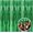 Green, variant on 3 Pack Pink Backdrop Birthday Party Decorations Tinsel Foil Fringe Curtains Backdrop Streamer Bachelorette Christmas Graduation Wedding Princess Pink Theme Party Decorations