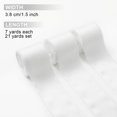 thumbnail image 2 of Cinta decorativa Mlurcu de satén de seda blanca, 3 rollos, 3,5 m, 2 of 8